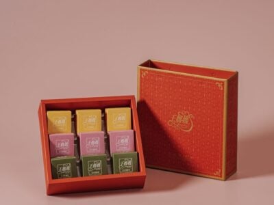 三色手提禮盒(鳳梨、鳳凰、抺凰) -9入